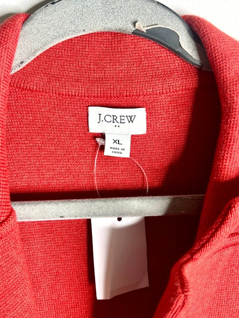 J. Crew Women's Sweater Blazer 2-Button Heather Brick Career Preppy Sz XL NWT